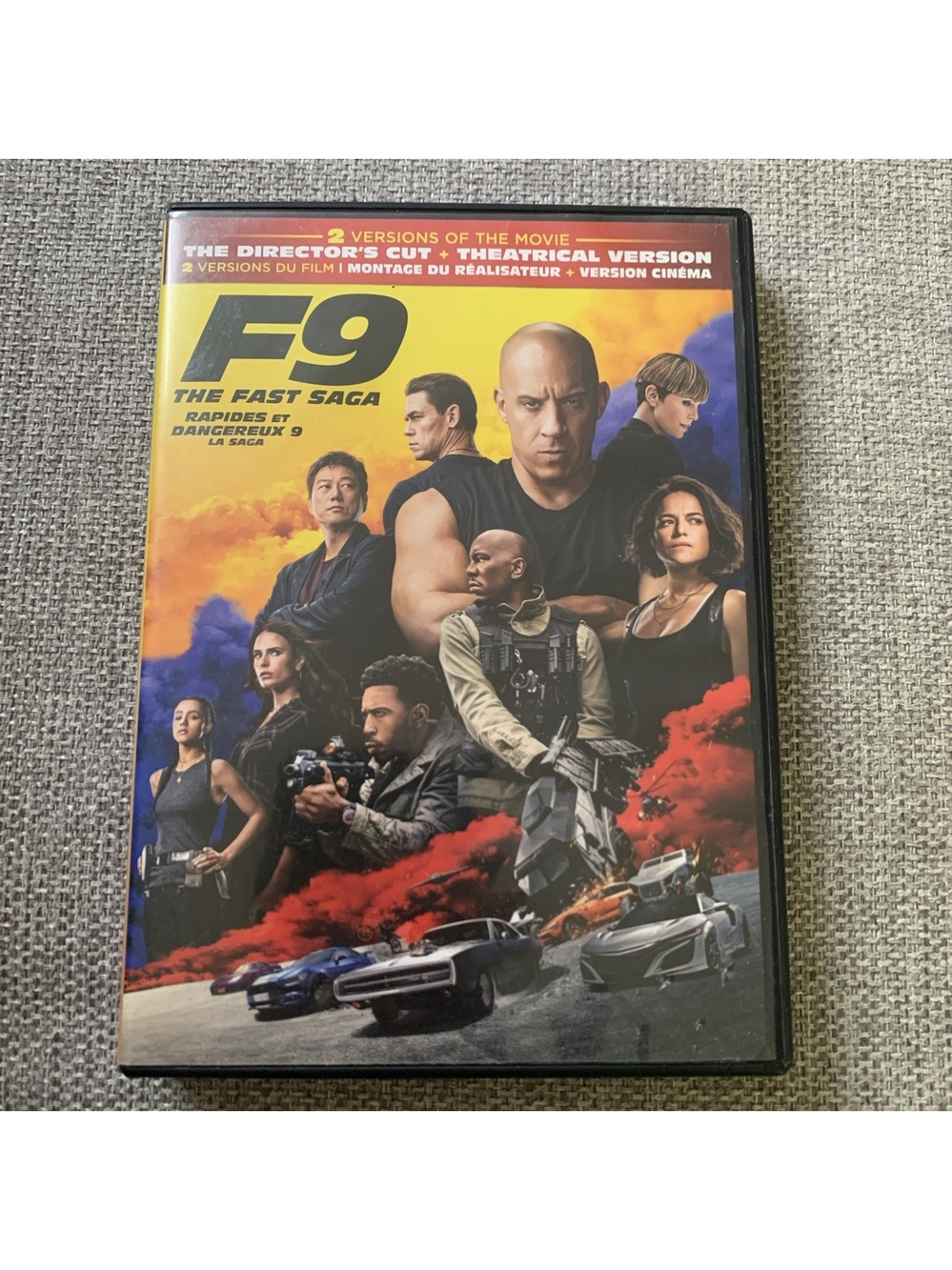 F9 The Fast Saga DVD Fast and the Furious